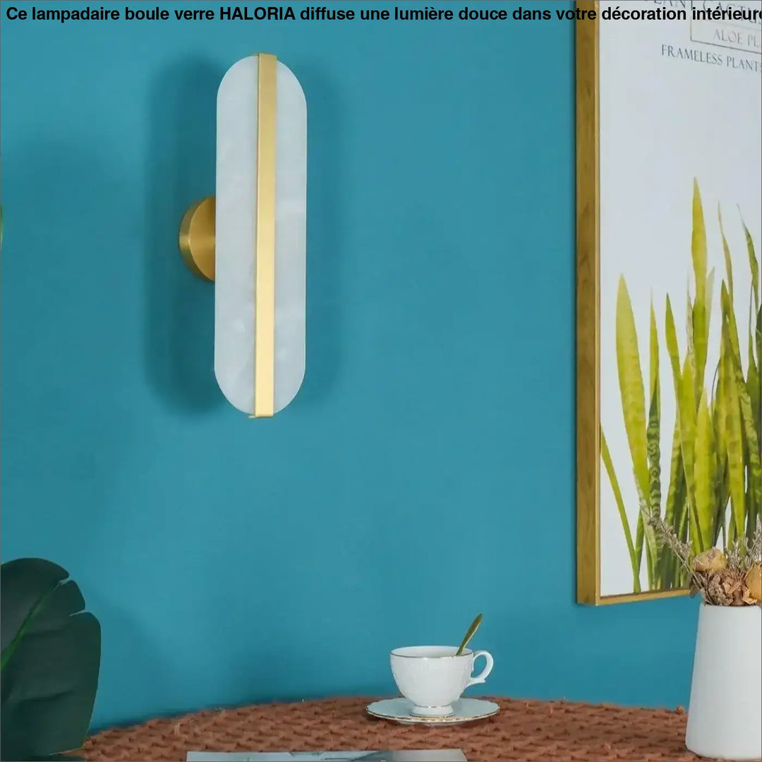Applique Murale Pour Mur En Pierre Design Capsule Blanc