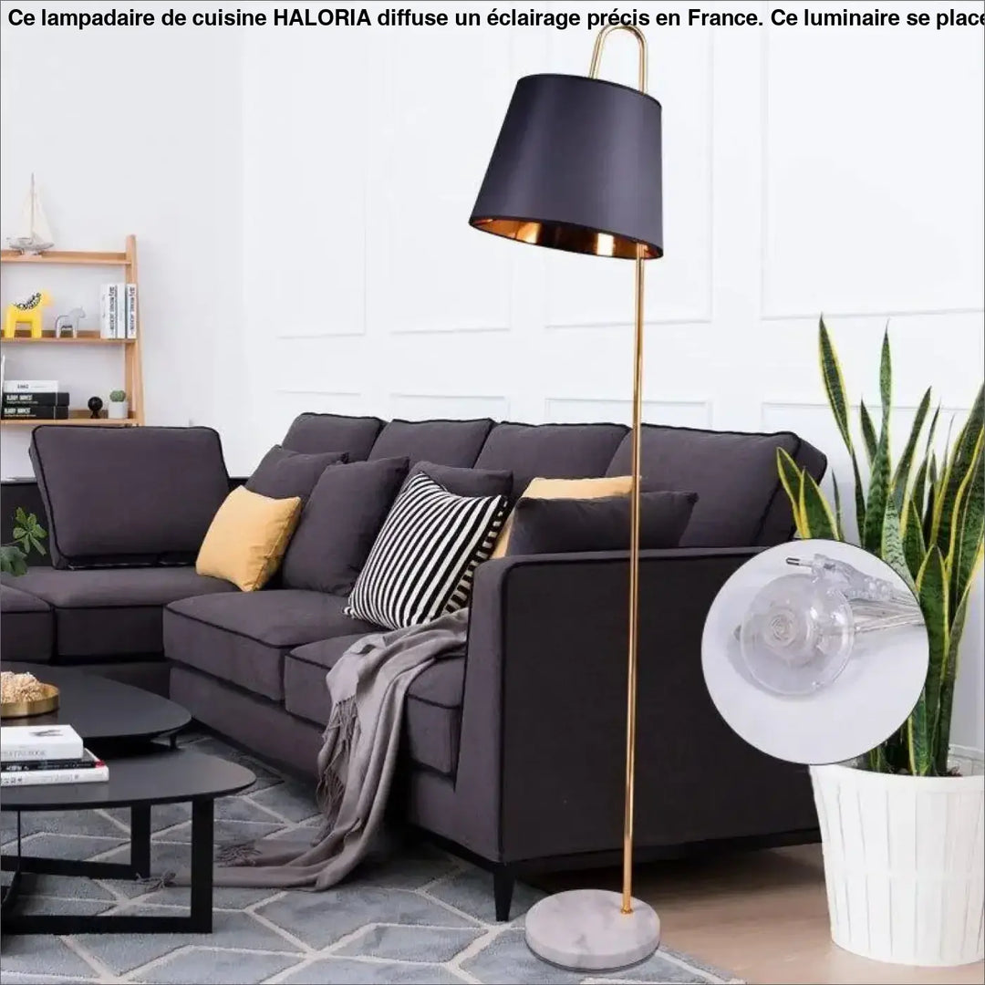 Lampadaire De Cuisine En Aluminium Noir Ou Blanc