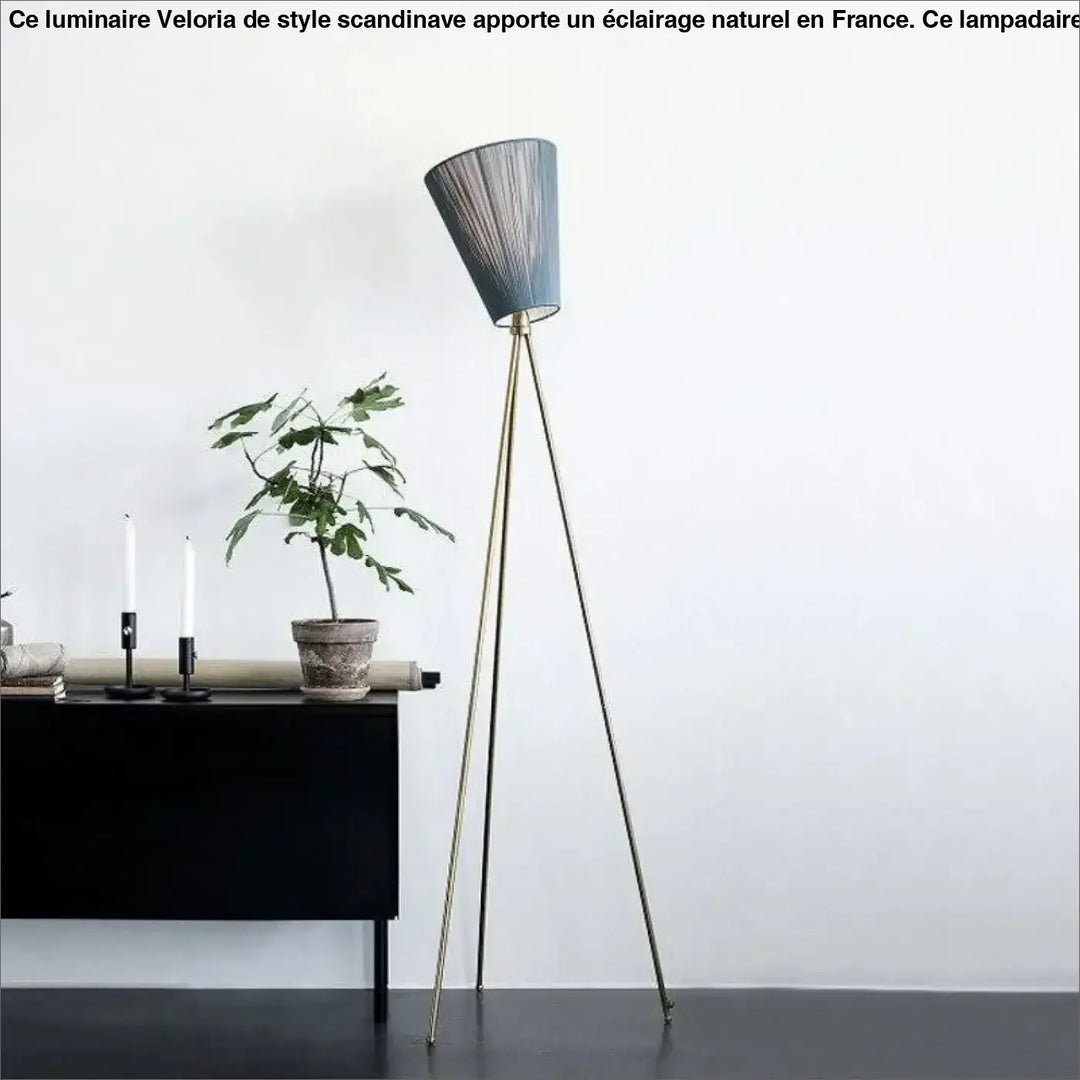 Lampadaire Style Scandinave Avec Abat-Jour Inclinable