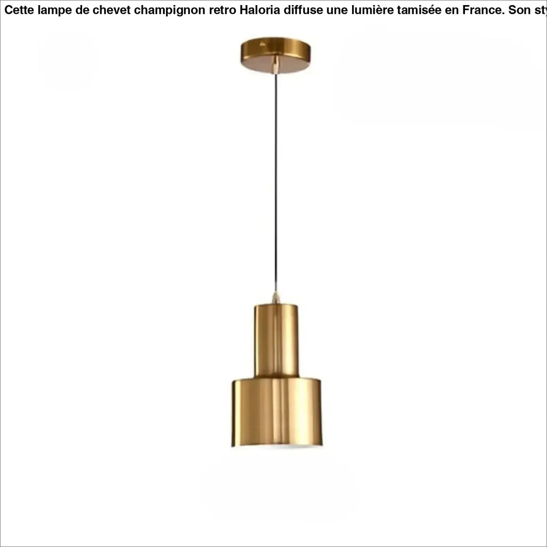 Suspension luminaire uranus en finition or avec design cylindrique moderne et étagé pour lampes suspendues élégantes
