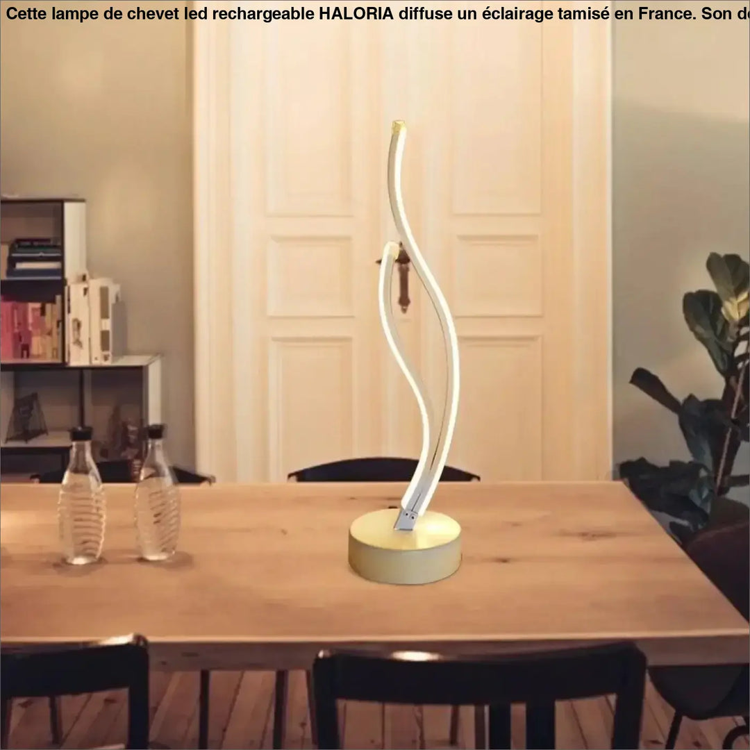Lampe de Chevet LED Rechargeable Acrylique