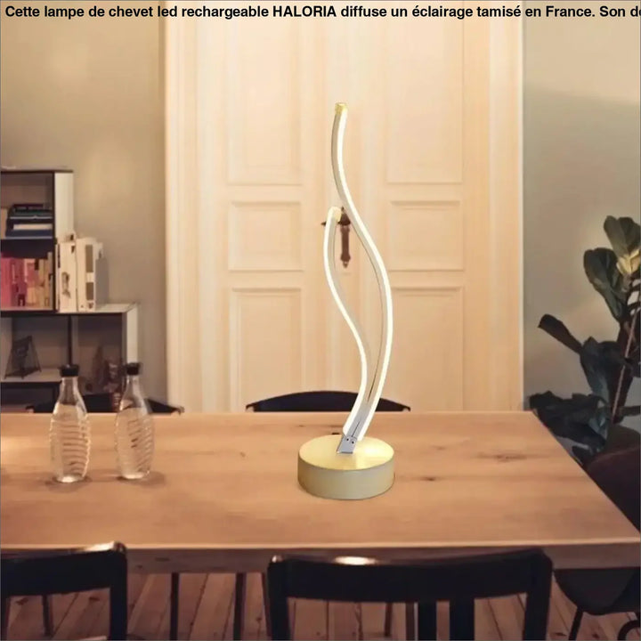 Lampe de Chevet LED Rechargeable Acrylique