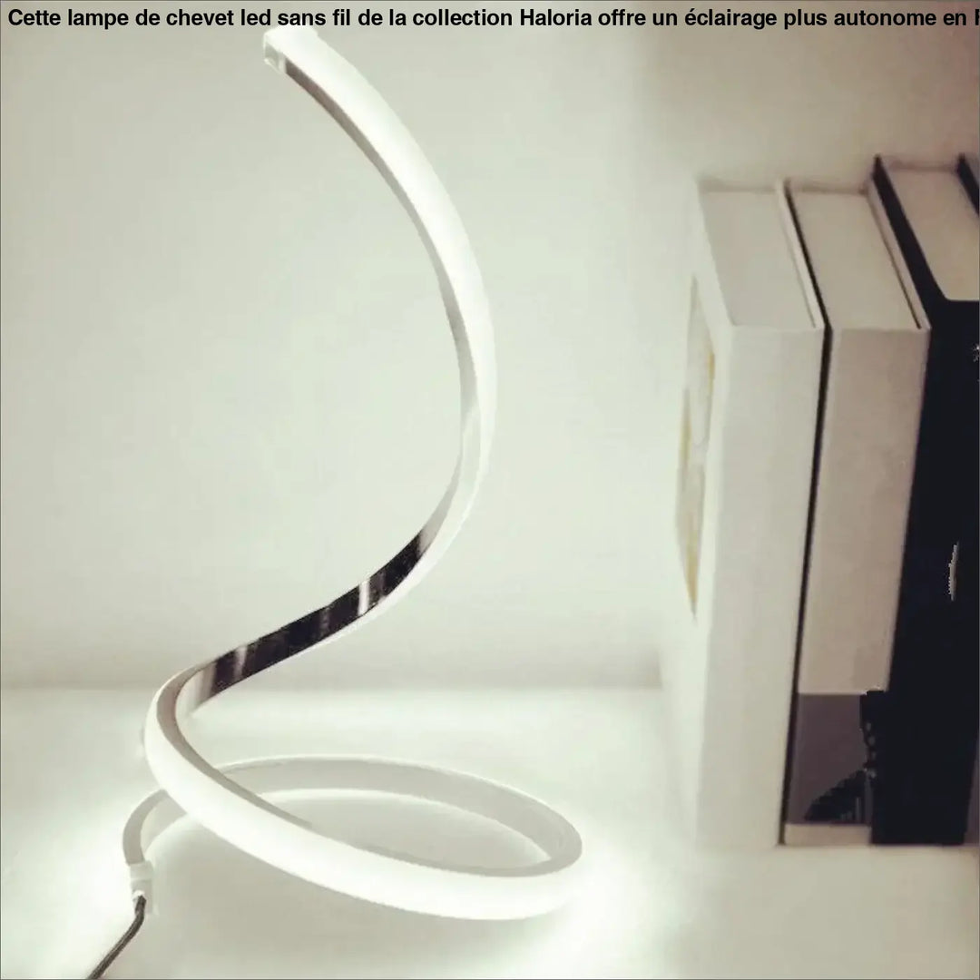 Lampe De Chevet LED Sans Fil Design Spirale