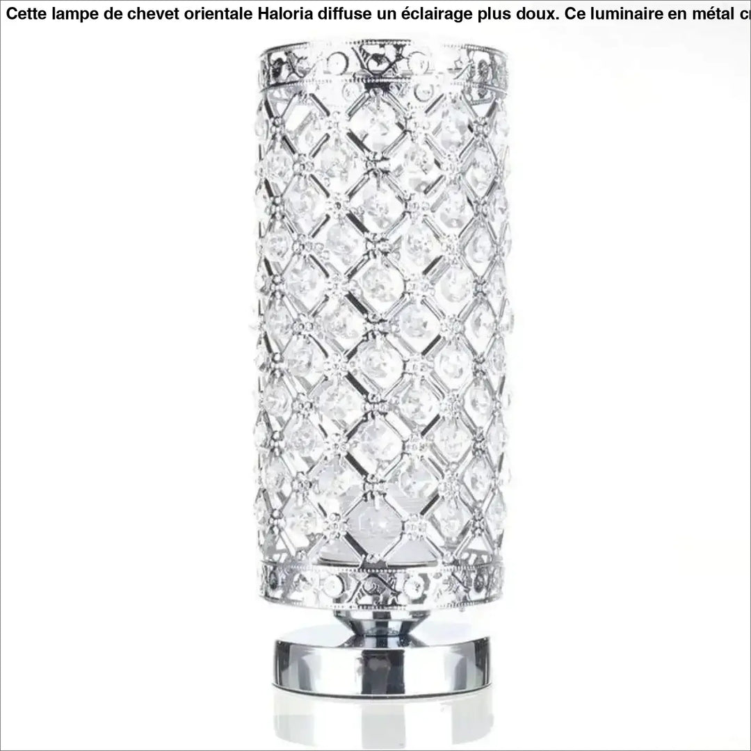 Lampe De Chevet Orientale Aluminium Style Élégant
