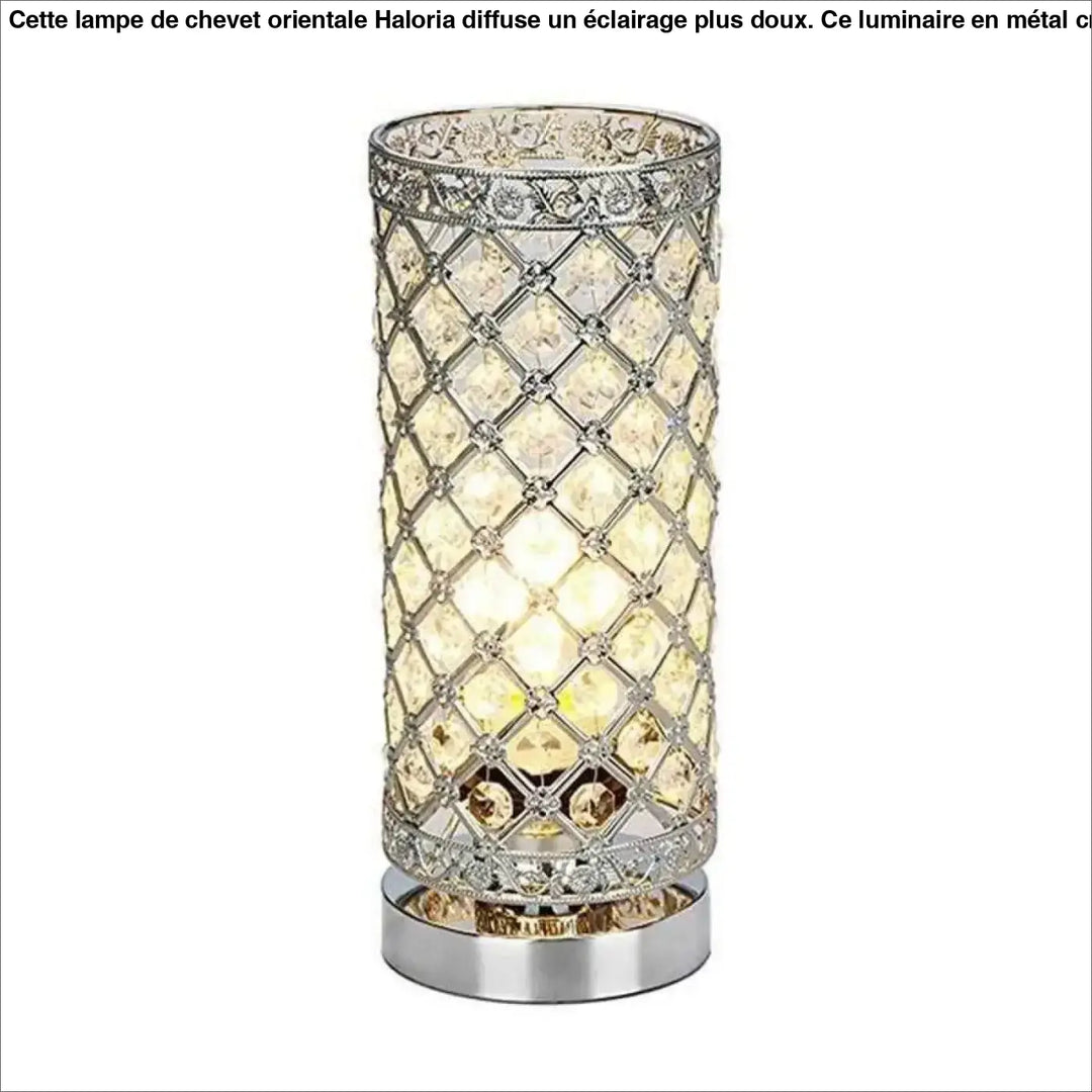Lampe De Chevet Orientale Aluminium Style Élégant