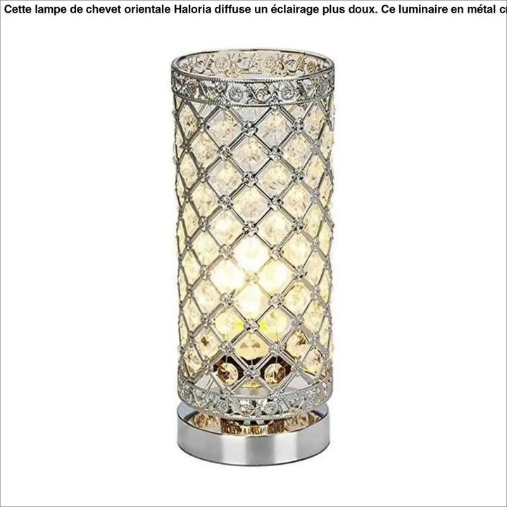 Lampe De Chevet Orientale Aluminium Style Élégant