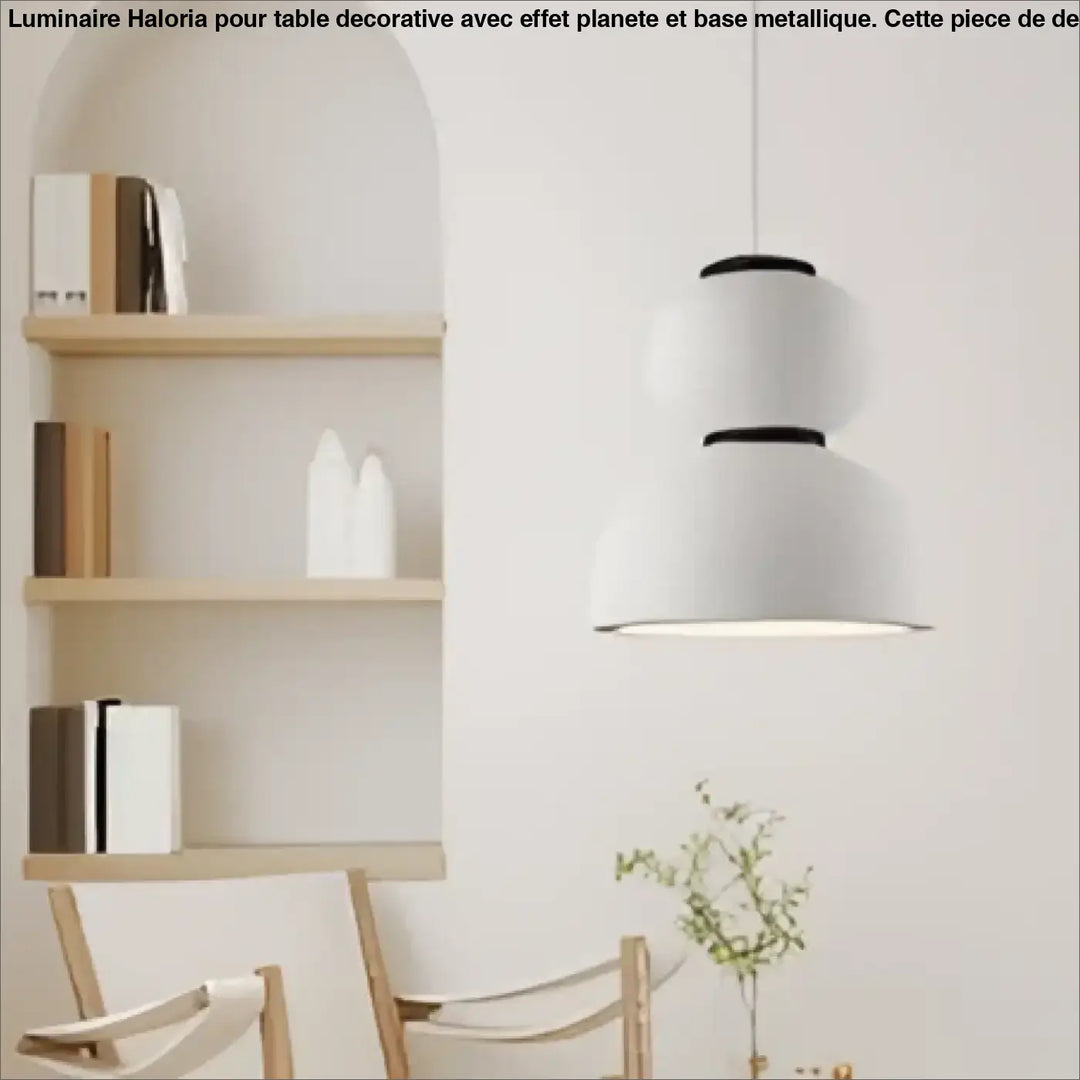 Suspension luminaire cordia blanc à étages avec design moderne et élégant, luminaire scandinave parfait pour intérieur contemporain