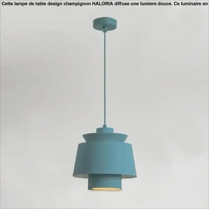 Suspension luminaire pendila teal à étages avec design moderne et épuré pour éclairage intérieur élégant