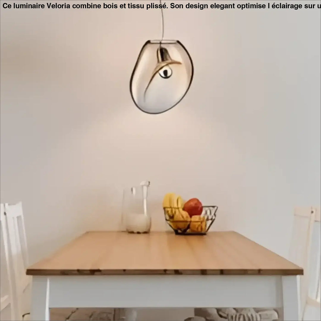 Applique murale taonua en chrome poli avec abat-jour en verre soufflé oval pour décoration intérieure moderne