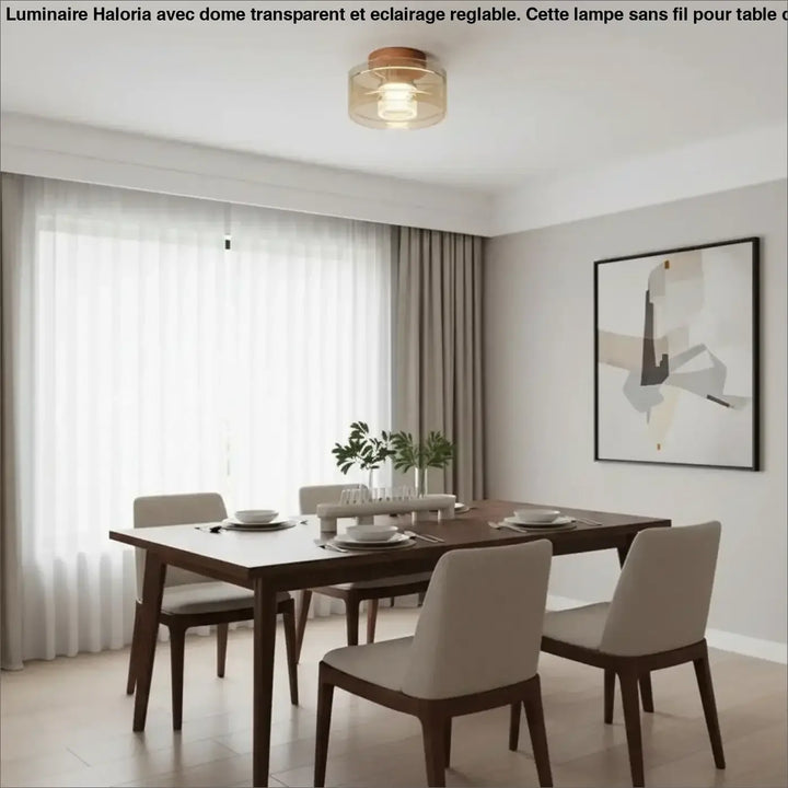 Luminaire plafonnier albeo en verre chaud et laiton pour éclairage intérieur élégant et moderne