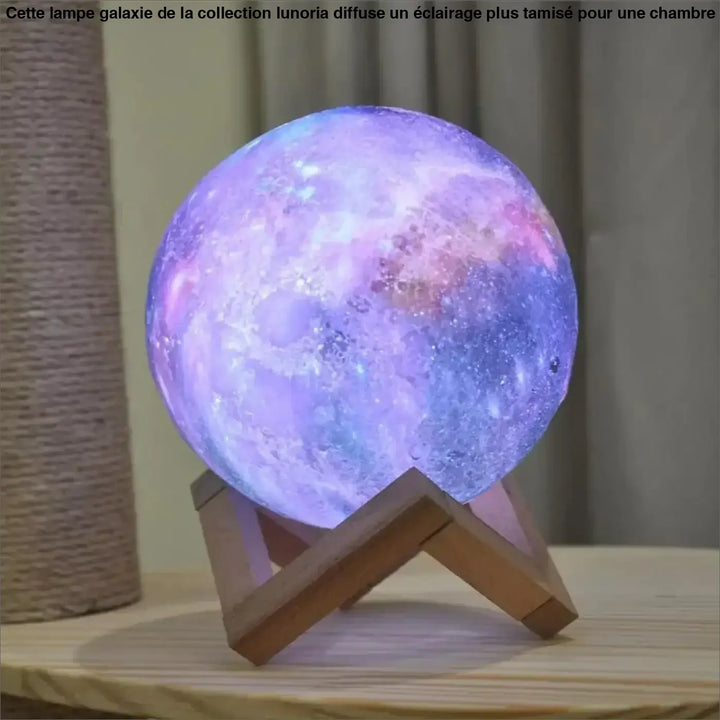 Lampe Galaxie Multicolore à Effet 3D en Acrylique