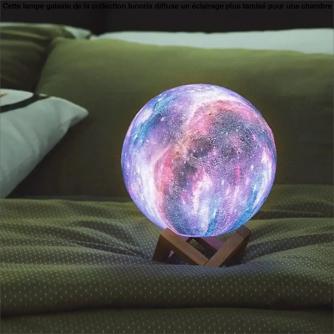 Lampe Galaxie Multicolore à Effet 3D en Acrylique