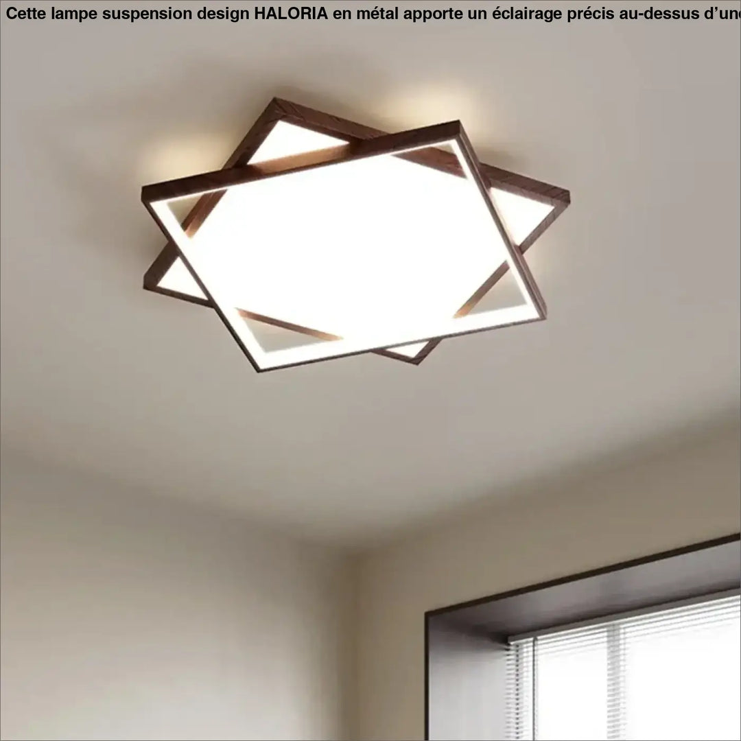 Luminaire plafonnier en bois design scandinave au style épuré