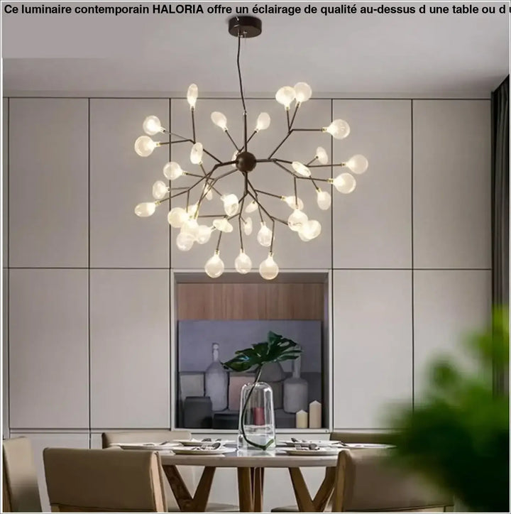 Luminaire Contemporain Fleur Stylisée