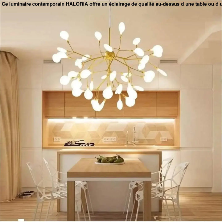 Luminaire Contemporain Fleur Stylisée