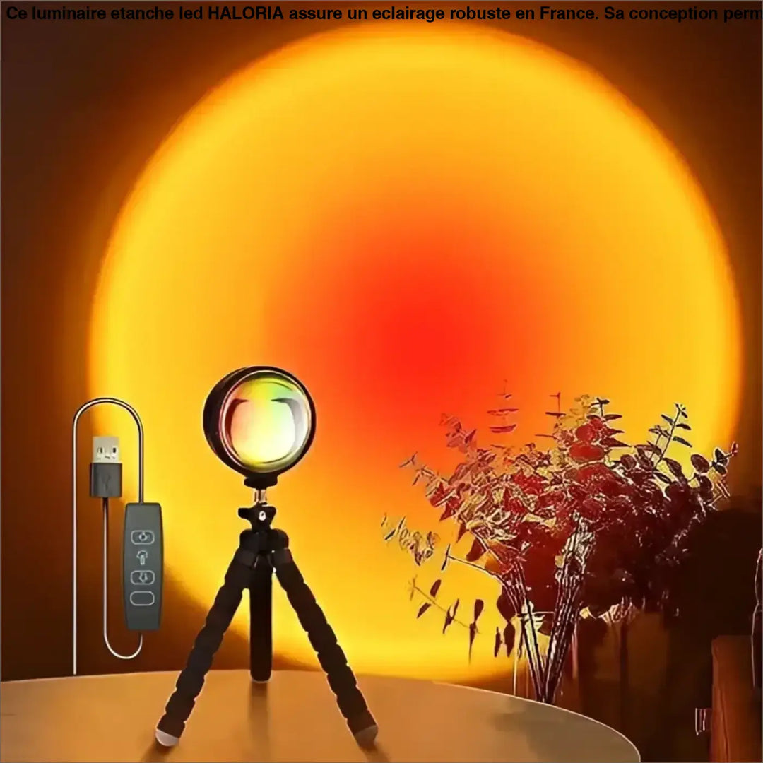 Lampe Coucher De Soleil Effet Arc En Ciel