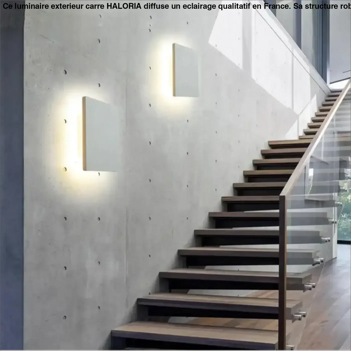Luminaire Extérieur Carré En Aluminium