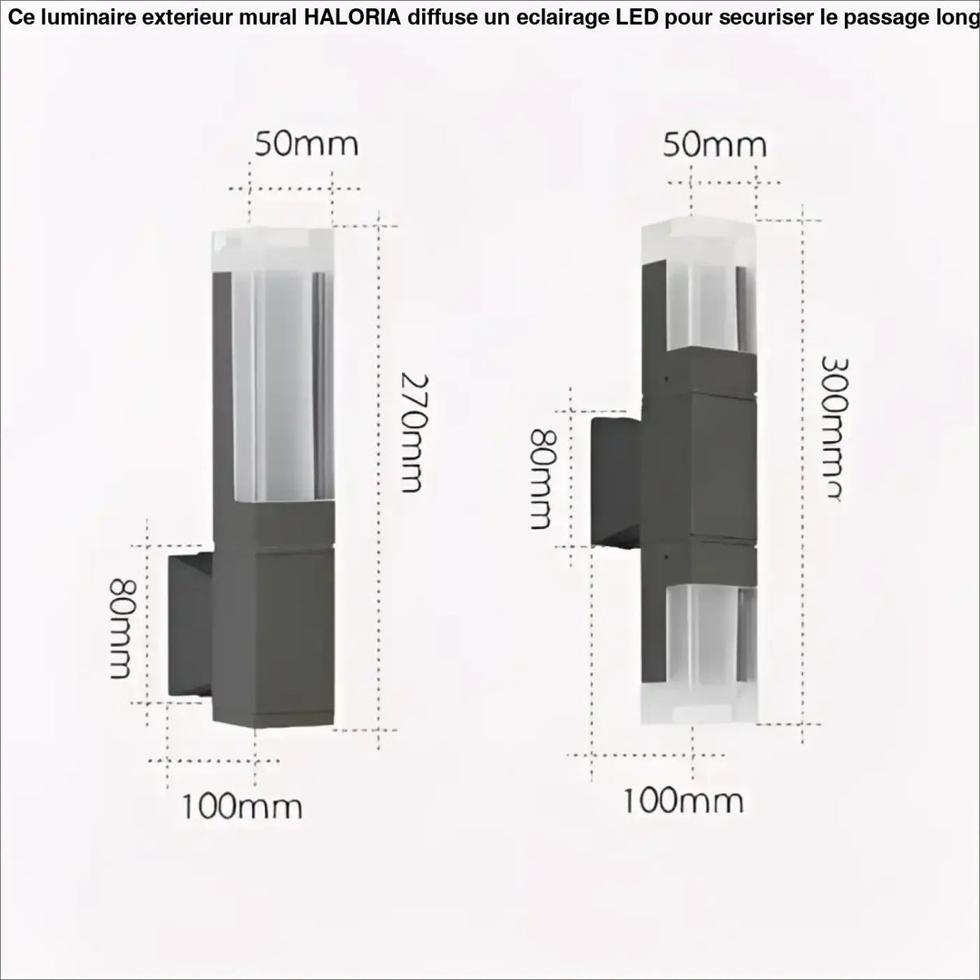 Luminaire Extérieur Mural Applique LED Étanche