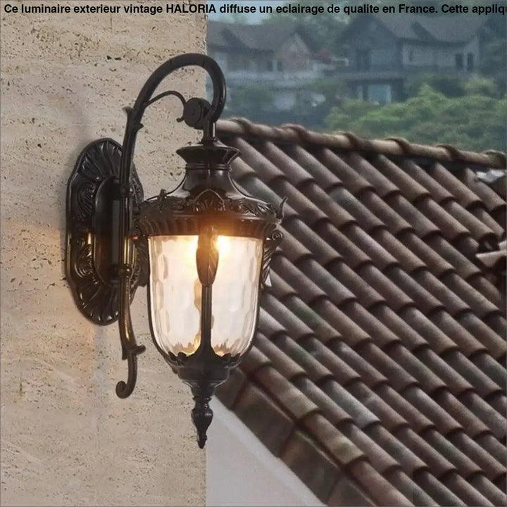 Luminaire Extérieur Vintage Design En Aluminium
