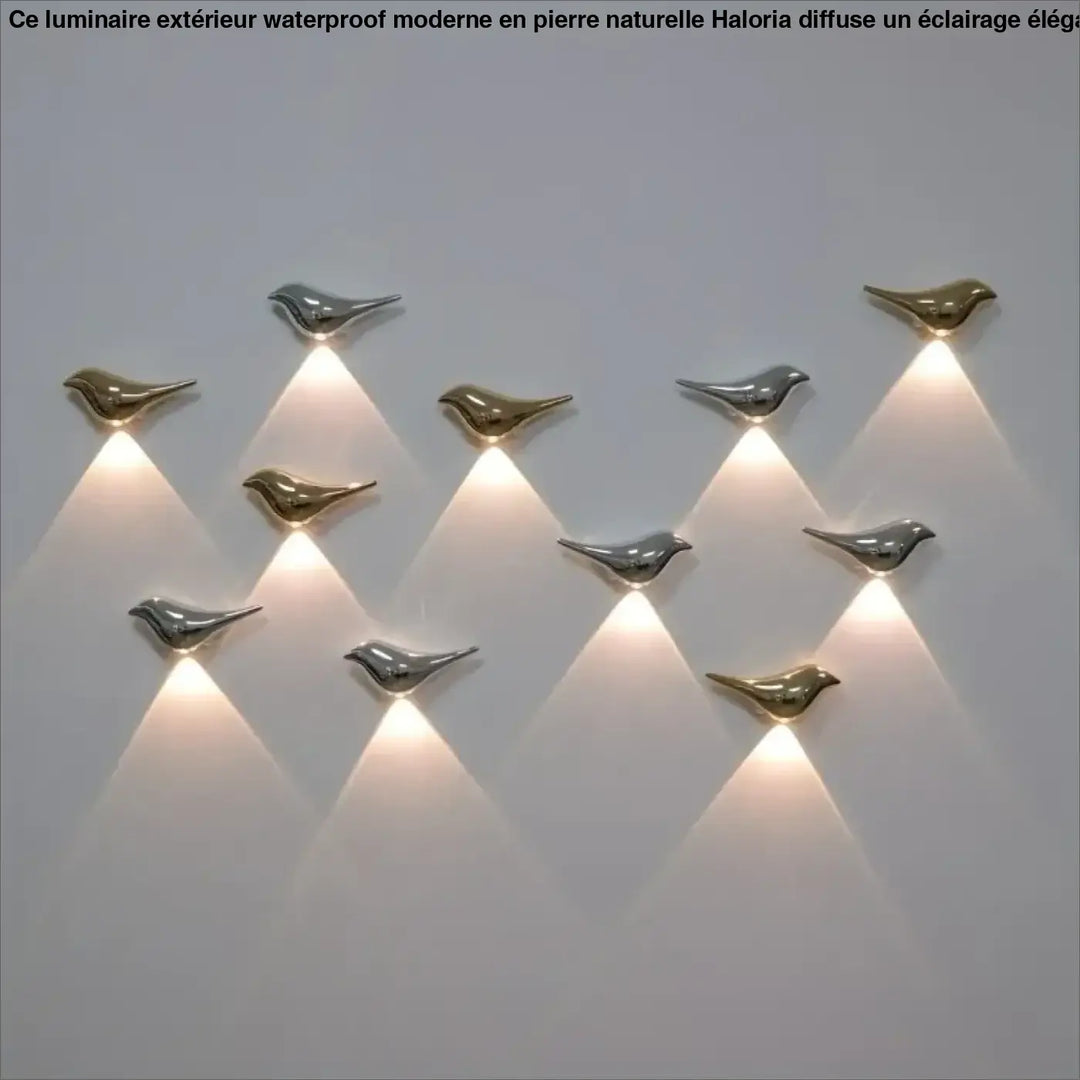 Applique design oiseau luminaire décoratif moderne led