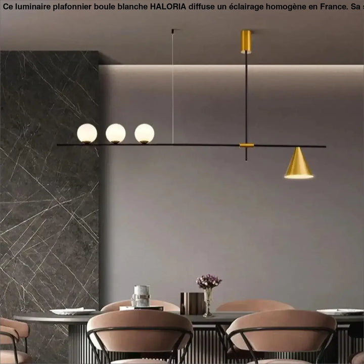 Luminaire Plafonnier Boule Blanche Moderne