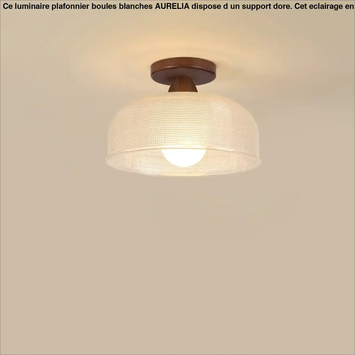 Plafonnier moderne coul i avec abat-jour en tissu blanc tissé et base en bois foncé pour décoration intérieure