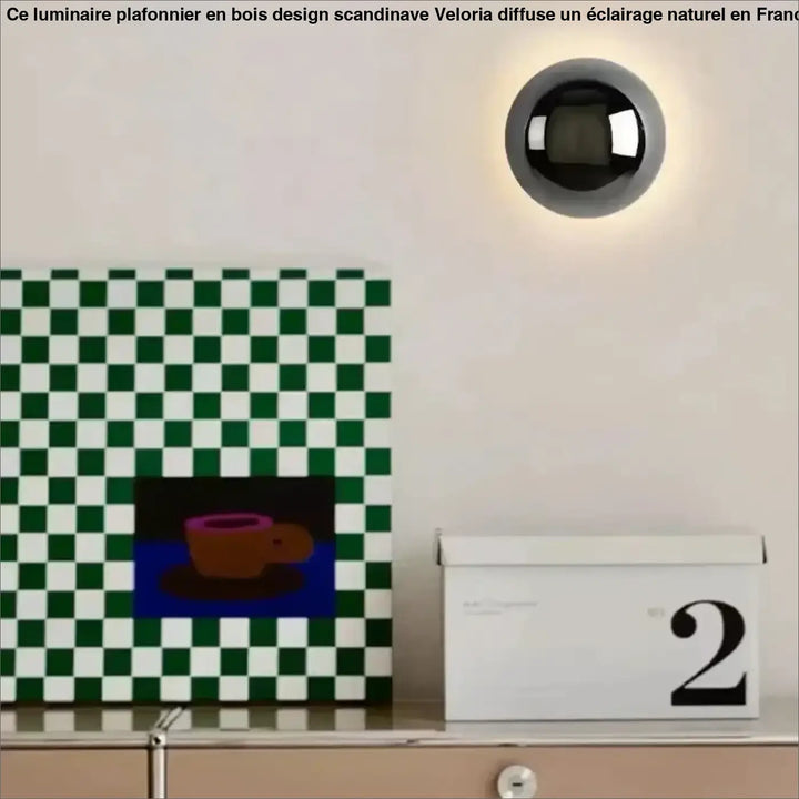 Applique murale minimaliste en boule led contemporaine et élégante