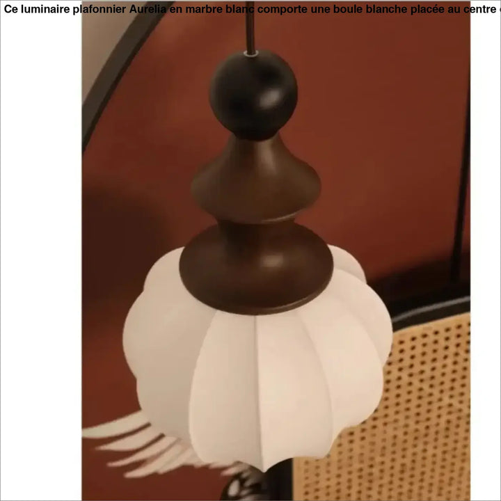 Suspension Luminaire Moderne En Tissu Et Bois Design Éclat Naturel