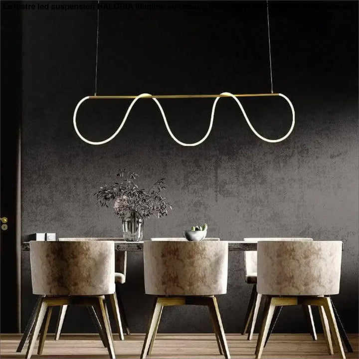 Lustre Led Suspension Design Géométrique