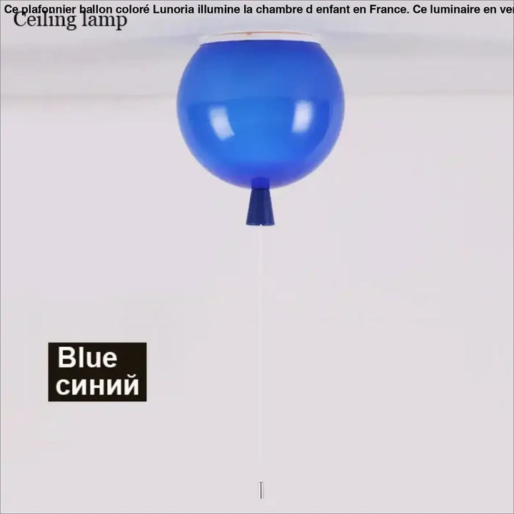 Plafonnier Ballon Coloré Pour Chambre D’enfant

