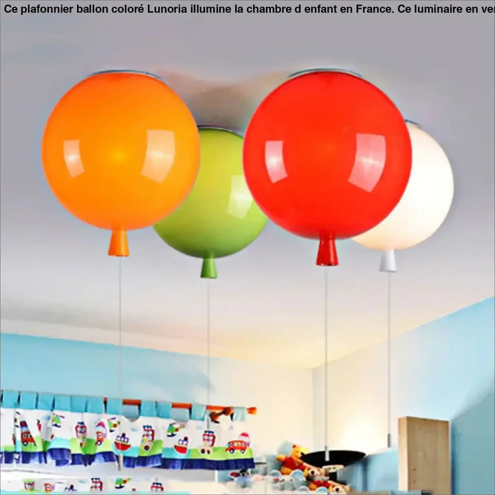 Plafonnier Ballon Coloré Pour Chambre D’enfant

