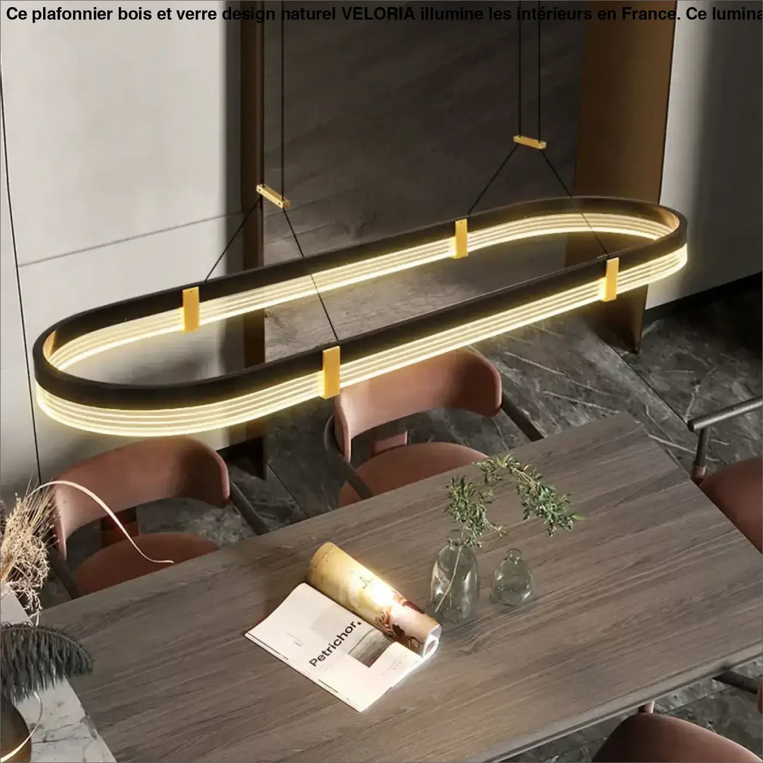 Suspension design led style contemporain élégance