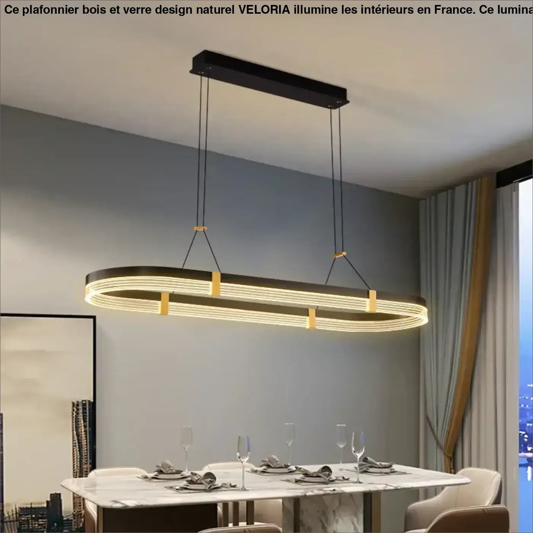 Suspension design led style contemporain élégance