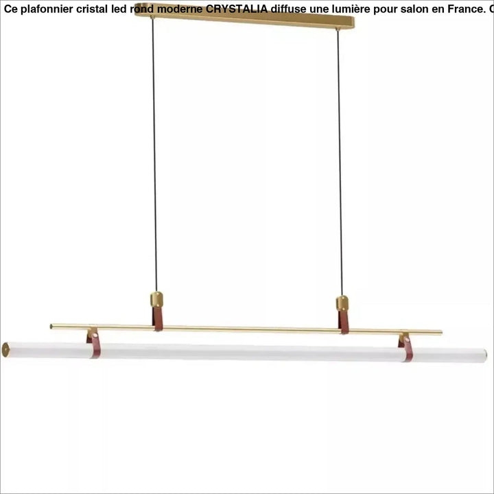 Suspension luminaire tube LED style industriel moderne

