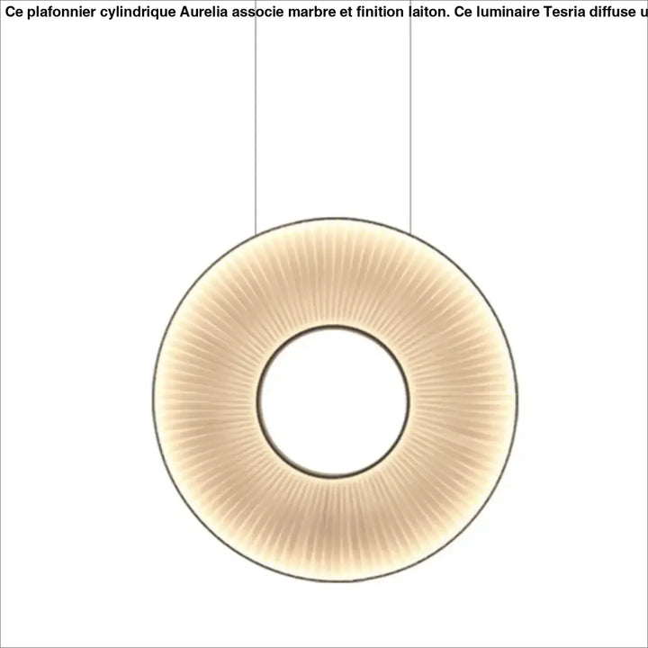 Suspension design moderne led blanc cassé stylé chic