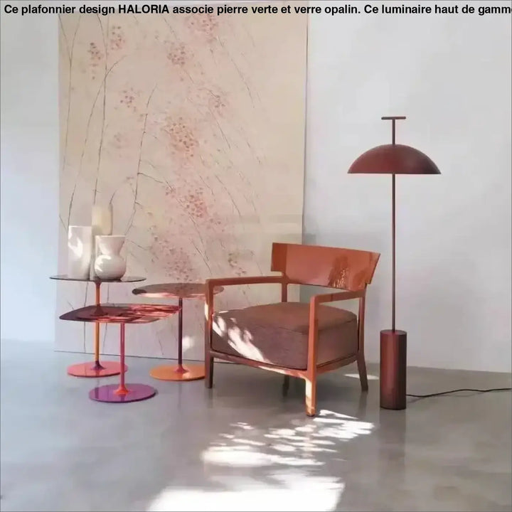 Lampadaire design minimaliste en métal contemporain chic