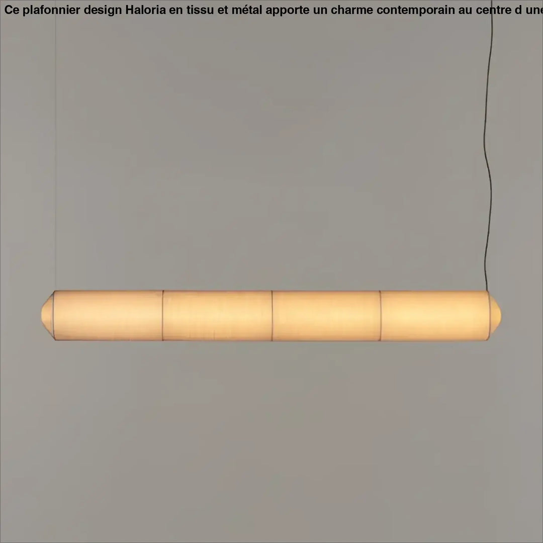 Suspension luminaire cylindrique tissu washi avec abat-jour tissé pour décoration intérieure chaleureuse