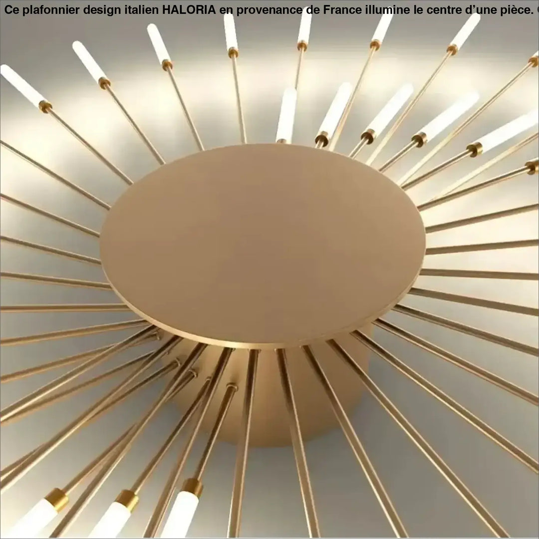 Plafonnier Design Italien Tubes Lumineux