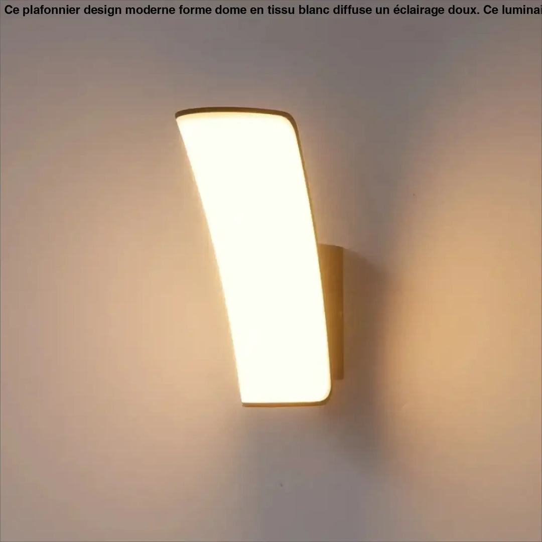 Applique Murale LED Design Moderne Blanche Éclairage Doux