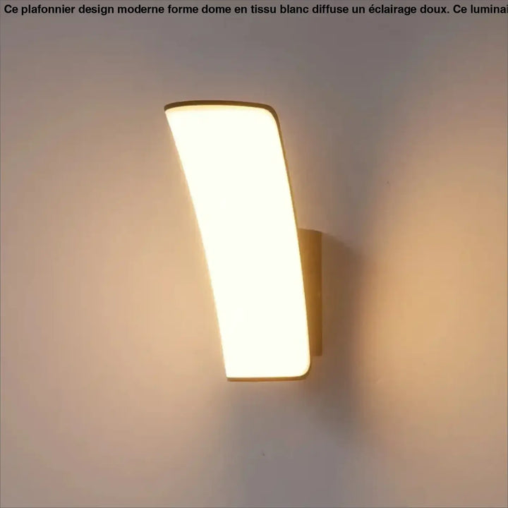 Applique Murale LED Design Moderne Blanche Éclairage Doux