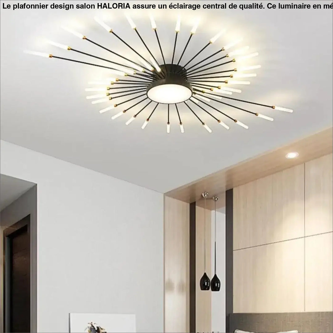 Plafonnier Design De Salon En Forme De Soleil