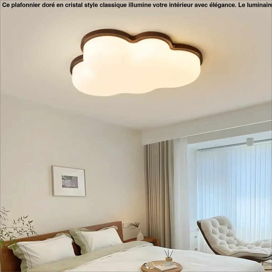 Plafonnier nuage LED style scandinave pour chambre enfant

