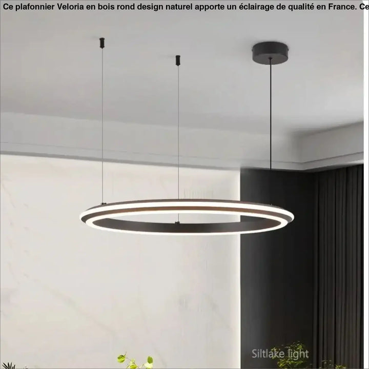 Suspension led design rond style moderne élégant