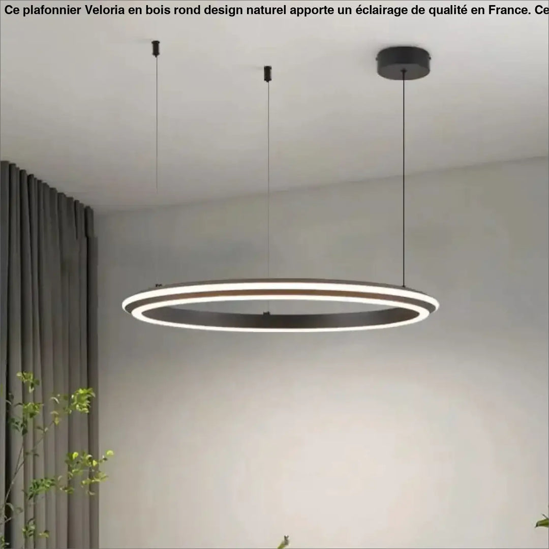 Suspension led design rond style moderne élégant