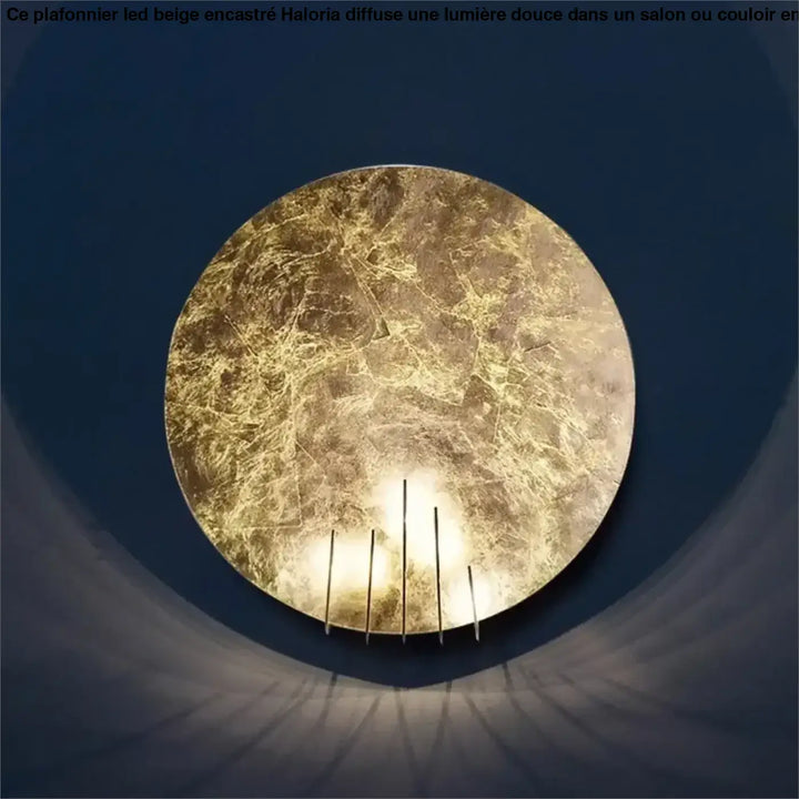 Applique murale style pleine lune pour une ambiance chaleureuse