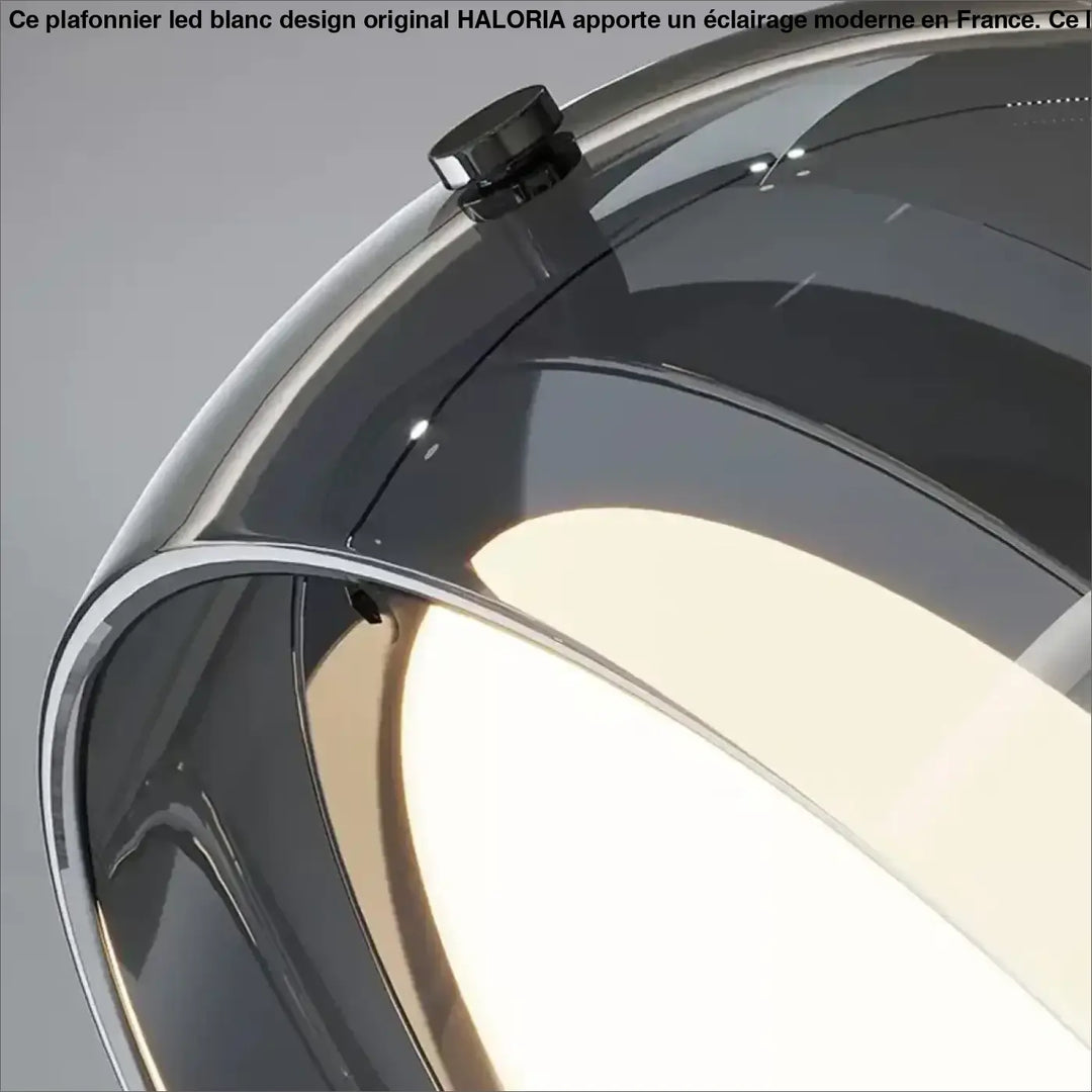 Suspension Luminaire Verre Fumé Design Moderne Raffiné

