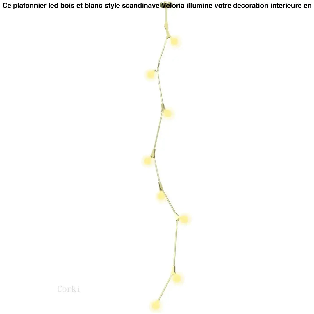 Suspension luminaire verticale en boules opales et laiton