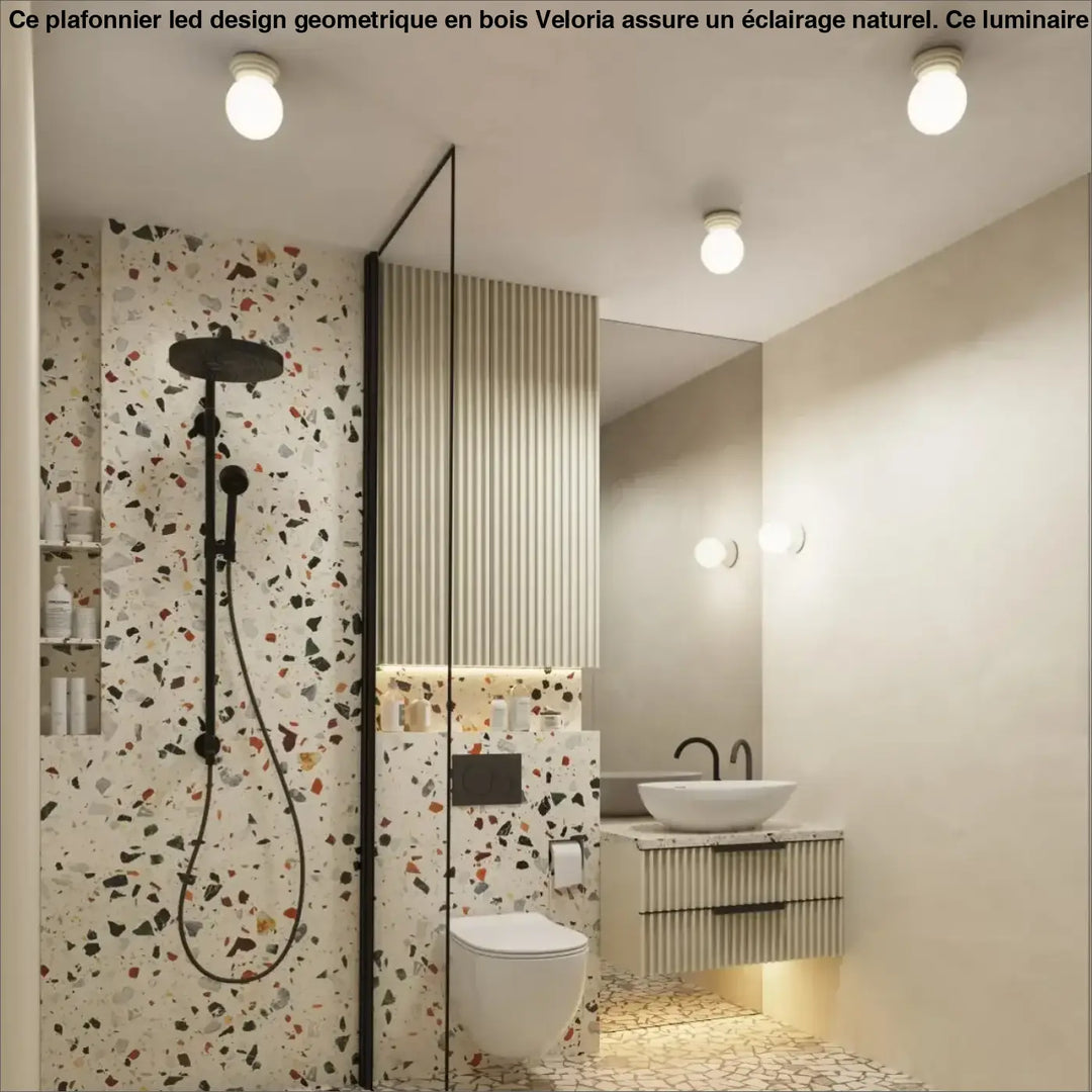 Applique murale zori ip44 | sollux lightning