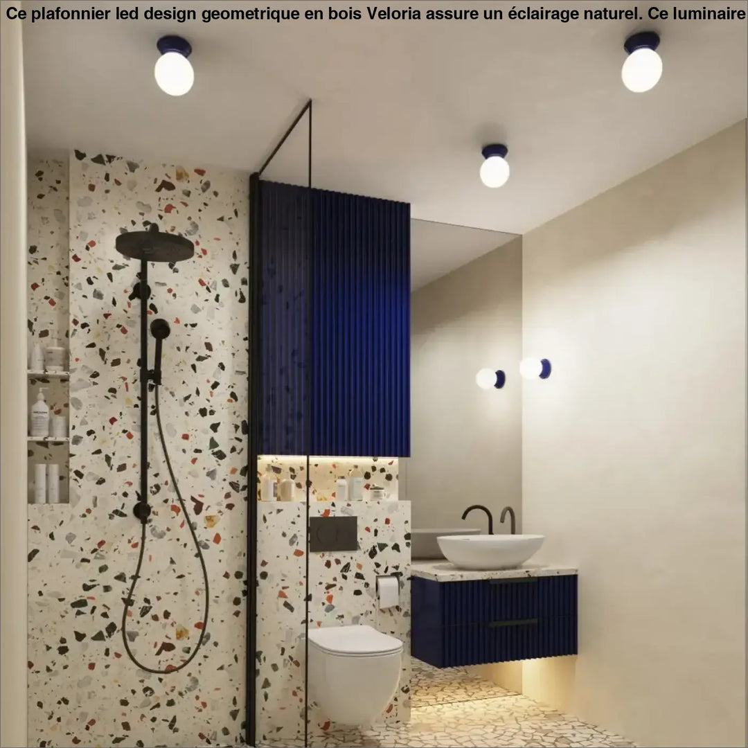 Applique murale zori ip44 | sollux lightning