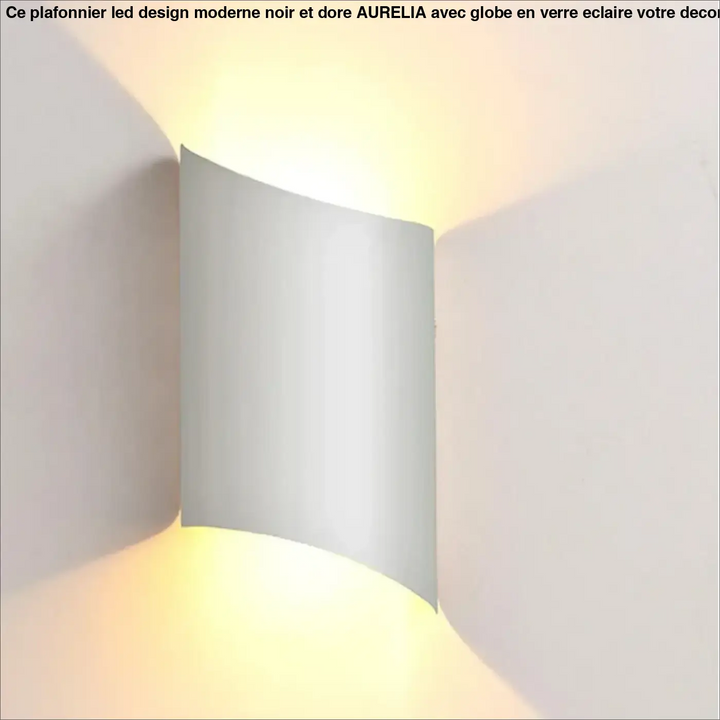 Applique murale design contemporain élégant éclairage